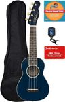 Fender Grace Vanderwaal Soprano Ukulele - Moonlight Bundle with Gig Bag, Tuner, Fender Play Online Lessons, and Austin Bazaar Instructional DVD