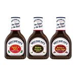 Sweet Baby Ray's Variety 3 Pack-Honey Barbecue Sauce-Hickory & Brown Sugar BBQ Sauce-Sweet 'n Spicy BBQ Sauce-18oz. bottles