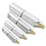 4 pcs/Pack of 150mm(6") Premium Aluminum weldable Weld on Barrel Bullet Hinges w/Fixed SS pin, SS Bushing,w/Grease Fitting(zert,Nipple) Item No. ALU150GF