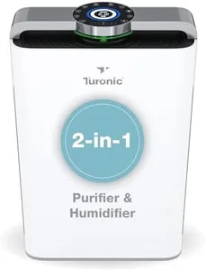Turonic PH950 - Air Purifier And Humidifier Combo, up to 4200 Sq Ft Large Room Air Cleaner For Home, True Hepa 13 Filter, for Pet Hair, Smells, Pollen, Smoke in Office, Bedroom, Living Room, Basement