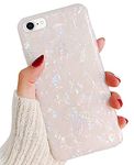 J.west iPhone 6S Plus Case, iPhone 6 Plus Case for Girls, Cute Luxury Sparkle Bling Crystal Clear Slim Flex Bumper Shockproof TPU Soft Rubber Silicone Back Cover Phone Case for iPhone 6s Plus Colorful