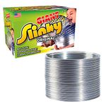 The Original Giant Slinky Walking Spring Toy, Metal Slinky, Toys for 3 Year Old Girls and Boys, Party Favors, Fidget Toys, Kids Toys for Ages 5 Up, Gifts and Presents