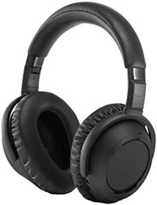 AmazonCommercial - 1 Unidad Auriculares Bluetooth prémium Circumaurais , Negro