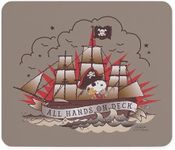 CafePress Peanuts All Hands On Deck Mousepad Non-slip Rubber Gaming Mousepad