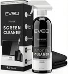 EVEO® Screen Cleaner Spray Kit (Streak-Free) TV Screen Cleaner for Smart TV, Lcd, LEd, Oled | Computer Screen Cleaner Spray and Wipe Microfiber Cloth - TV, Monitor, Laptop, iPad, Car - 6.7oz 1 Pack