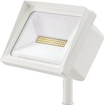 Lithonia Lighting QTE P1 50K 120 THK WH M6 LED Flood Light, 5000K, 24 Watts, 2500 Lumens, White