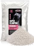 Natural Premium Super Clumping Cat Litter | 20L/15kg Bentonite Clay Cat Litter | Ideal for Short Haired Cats | Highly Absorbent | Non-Toxic | No Dust | Odour Control Litter | Lasts 4X Longer