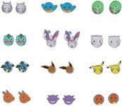 Pokemon 12-Pair Character Earrings Set