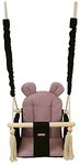 Baby/Toddler Swing, Indoor, Outdoor, Soft seat, Swing Chair (Colour: Black, Light Pink)