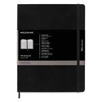 Moleskine Pro Notebook A4, Soft Cover, Personal Data, Content List, Goals, Project Planning, Travel Planning, Notes Pages, Plain Pages, Elastic Closure, Format XL 19x25 cm, Color Black