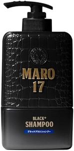 MARO17 Black+ Shampoo - Mens Shampoo For Gray Hair Reversal, Sulfate Free DHT Blocker Shampoo For Men with Royal Jelly & Collagen to Restore Natural Hair - For All Hair Colors - Reverses Greying