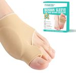 gelpretty Hallux Valgus Corrector,Hallux Valgus Socks,Big Toe Straightener,Big Toe Space Suitable for Overlap Toe, Hammer Toe Correction and Protection,Hallux Valgus Cushion Toe Brace