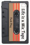 Funny Inspirational Notebook Journal Diary for Gifts: Life is a Mix Tape Push Play: 80s Retro Vintage Cassette Boombox Music Brown: Playful Bright ... for Women Men Boys or Girls Kids and Teens