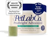 PetLab Co. ProBright Advanced Dental Powder - Dog Breath Freshener - Teeth Cleaning Made Easy – Targets Tartar & Bad Breath - Formulated for Small Dogs