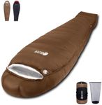 QEZER 0 Degree Sleeping Bag for Adu