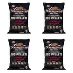 Bear Mountain BBQ FK13 Premium All-Natural Hardwood Mild and Fruity Cherry BBQ Smoker Pellets for Outdoor Grilling, 20 Pounds (4 Pack)