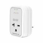 BXST 220V Surge Protector Electronic Voltage Protector for Home Appliance Surge Protector for Refrigerators One Outlet Plug 20A,4400W, White