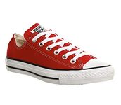 Converse All Star Low Trainers Red Canvas - 8 UK