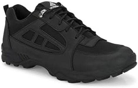 Leo's Fitness Waterproof Trekking Anti-Slip Lightweight Hiking Shoes for Outdoor Adventures Black