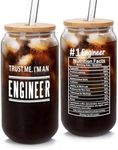 ANOTION Engineer Mug Easter Gifts for Him Engineer Gifts - 18oz Borosilicate Glass Cup Gifts for Engineers Gifts for Men Nerd Gifts for Men Birthday Gifts for Men Unique Gifts for Him