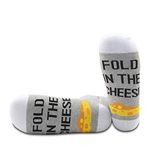 1 Pair Fold In The Cheese Socks Christmas Socks For Fans