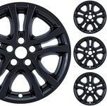 PACRIM 18" Gloss Black Wheel Skin Set Made for Chevrolet Camaro LS (2013-2015, 2019-2022) | Durable ABS Plastic Cover Hubcap | Fits Directly Over OEM Wheel