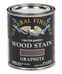 General Finishes Water Based Wood Stain, 1 Pint, Graphite