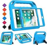 BMOUO Case for iPad Mini 1 2 3, iPad Mini 1/2/3 Case for Kids - Built-in Screen Protector, Shockproof Lightweight Hard Cover Handle Stand Kids Case for iPad Mini 1st 2nd 3rd Generation, Blue