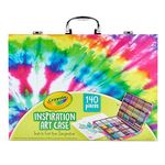 Crayola Inspiration Art Case In Pink, Portable Art & Coloring Supplies, 140 Pieces, Gift for Kids