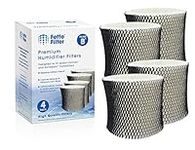 Fette Filter - Humidifier Filter Compatible with Holmes HWF64 - Filter B (Pack of 4)