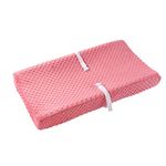 Queness Baby Changing Pad Cover, Ultra Soft Minky Dot Changing Table Pad Cover for Diaper Changing Pad, Change Table Sheets, Ideal Shower Gift for Newborn Girls and Boys (Strawberry Red)
