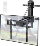 WHYFONE Motorized TV Mount with Remote for 32 to 85 inch Screen up to 88 lbs, Electric TV Mount Drop Down 17.7” Height-Adjustable on Fireplace, Max VESA 600x400mm, 16" Wood Stud/Brick/Concrete Wall