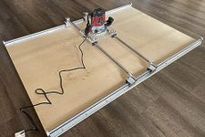 Router Sled - Wood Slab Flattening Mill Router Jig - Up to 1500x1500mm (1500x1500mm)