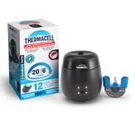 Thermacell Patio Shield Mosquito Repellent E-Series E552CHRCA Rechargeable Repeller; 20’ Mosquito Protection Zone; Includes 12-Hour Repellent Refill; No Spray, Flame or Scent; Bug Spray Alternative