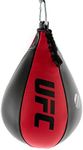 UFC Maya PU Speed Bag Heavy Duty Boxing MMA 10" x 7", Red, Black