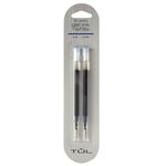 TUL® Gel Pen Refills, Medium Point, 0.7 mm, Blue Ink, Pack Of 2 Refills