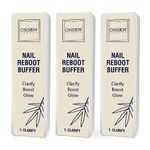 Onsen Secret Professional Nail Buffer, Ultimate Shine Nail Buffing Block with 3 Way Buffing Methods, Smooth & Shine After Onsen Nail Filer, Purse Size Manicure Tools for Optimum Nail Care (Pack of 3)