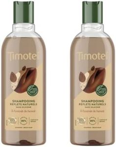 TIMOTEI Shampooing Reflets Naturels à l4extrait de Henné pour Cheveux Bruns lot de 2 x 300 ml
