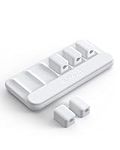 Anker Magnetic Cable Holder, 5 Clips for Lightning, USB-C, Micro Cables, Sticks to Wood, Marble, Metal, Glass (White, 88.43mm)