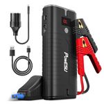 POWESU Jump Starters 2000A 18000mah (Up to 8.0L Gas or 7.5L Diesel Engine) 12V Auto Car Portable Battery Booster Jumper Cable Power Box Pack