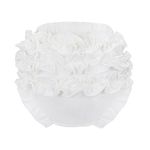Diaper Covers for Toddler Girls Baby Bloomers 100% Cotton Nappy Cover Knickers (White)