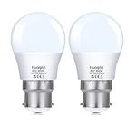 Huoqilin B22 Bayonet Light Bulbs 5W,40 Watts Equivalent,Led Bulb Warm White 3000K,Energy Saving Small Light Bulb,Non Dimmable,Pack of 2