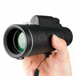 Lapras Mobile Telescope Lens Kit with 18x Optical Zoom for all mobile cameras, featuring a lens with background effect and wide-angle capability