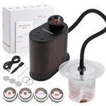 INKBIRDPLUS Portable Cocktail Smoker Kit for Kitchen, Wood Smoke Infuser for Gourmet Cooking, Sous Vide Smoky Flavor Infuser with 4 Wood Chips, Rechargeable Culinary Cold Smoking Gun