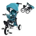 JMMD Baby Tricycle, 7-in-1 Folding 