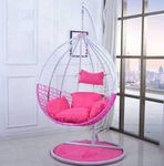 Bhairav Store Single Seater Swing Chair Hammock Swing Chair with Stand & Cushion Hammock Hanging Jhula for Indoor, Outdoor,Balcony, Garden