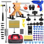 Super PDR Paintless Dent Repair Kit – Professional Auto Body Dent Removal Tools, Hail Damage Repair, Car Dent Puller Kit for DIY Dent Remove Repairs 98% of Car Dents