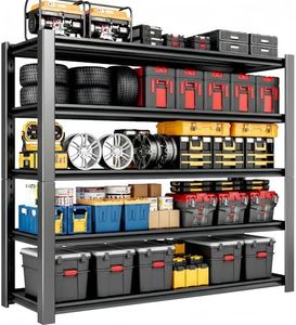 heavy duty shelving,5-Tier Adjustable Shelving Units and storagefor Garage