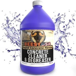 BEEST Concrete Cleaner - 1 Gallon (Makes 50 Gallons) Pressure Washer Soap, Degreaser Cleaner Heavy Duty - Dirt & Stain Remover for Concrete, Cement, Driveway, Garage Floor, Patio, Deck, Safe on Grass