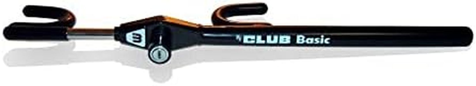 The Club 1234 Basic Club Steering Wheel Lock, Black